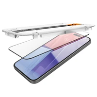 Spigen Glas.tR EZ Fit FC grūdintas stiklas iPhone 15 Plus - juodas 2 vnt.