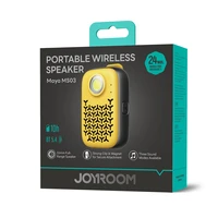 Joyroom Maya JR-MS03 nešiojamas Bluetooth garsiakalbis su integruotu žibintuvėliu, atsparus - geltonas