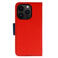 Dėklas telefonui Fancy Iphone 13 Pro raudona-tamsiai mėlyna