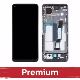 Ekranas skirtas Xiaomi Mi 10T / 10T Pro su rėmeliu / Cosmic Black / OEM