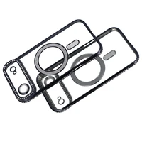 Dėklas telefonui (m) Bling Magsafe Case for Iphone 17 Air - juodas