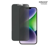 PanzerGlass Ultra-Wide Fit antibakterinis privatumo grūdintas stiklas iPhone 14 Plus / 13 Pro Max telefonui