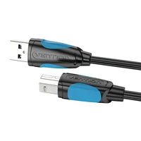 Spausdintuvo kabelis iš USB 2.0 A į USB-B "Vention VAS-A16-B200", 2 m, juodas