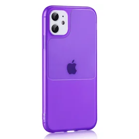 TEL PROTECT langelis dėklas telefonui Iphone 12 Mini, violetinis