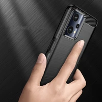 Dėklas telefonui (m) Carbon Case skirtas Realme 9 Pro - juodas (m)