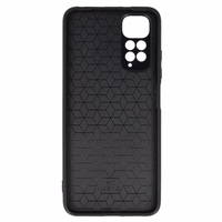 Tel Protect CARBON dėklas telefonui Xiaomi Redmi Note 11 Pro/Note 11 Pro 5G juodas su raudona juostele