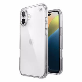 Speck Presidio Perfect-Clear - iPhone 16 Plus dėklas (Clear)
