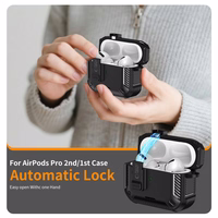 "Tech-Protect Carbonox MagSafe" dėklas "AirPods Pro" - juodas