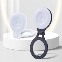 Magnetinis telefono stovas su šviesa suderinamas su MagSafe L8 baltas