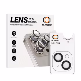 Apsauginis stiklas Tel Protect 3D Lens ant kameros Iphone 11 juodas (2 lęšiai)