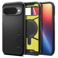 Spigen Tough Armor Mag Magnetinis MagSafe dėklas telefonui Google Pixel 10 / 10 Pro - juodas