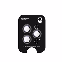 Joyroom JR-MSF0303 Apsauginis stiklas iPhone 16 Pro/16 Pro Max objektyvams - juoda