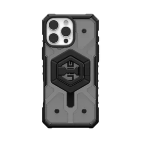 UAG Pathfinder skaidrus Magnetinis rinkinys su Magnetiniu žiediniu stovu iPhone 16 Pro Max - juodas
