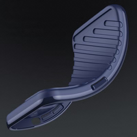 Thunder silikoninis dėklas telefonui iPhone 16 Pro Max - mėlynas