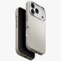 Uniq Lyden dėklas telefonui iPhone 17 Pro Magclick įkrovimas - pilkas