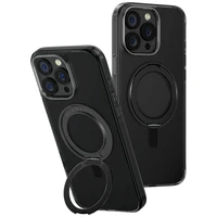 Uniq Swivix 360 sukamas stovas dėklas telefonui iPhone 16 Pro Max - juodas