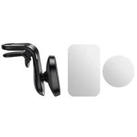 "Borofone" automobilinis laikiklis BH40 Kyle magnetinis, oro ventiliacijos laikiklis, juodas