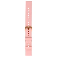 Blavec universali laikrodžio juosta W-17 Amber 18mm silikoninė rožinė