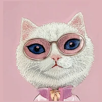 Nimmy Cool&Cute 2.0 Katės dėklas telefonui iPhone 17 Pro Max - rožinis