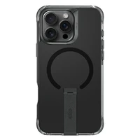 Uniq Eleva dėklas su Vertica stovu iPhone 16 Pro telefonui - juodas