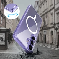 "Tech-Protect FlexAir Hybrid MagSafe" dėklas "Samsung Galaxy S25 FE" - skaidrus