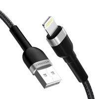 Wozinsky WNBAL2 USB-A / Lightning kabelis 2.4A 2m - juodas