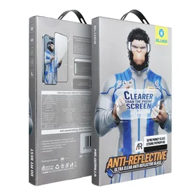 5D Mr. Monkey Apsauginis stiklas - Apple iPhone 17 Pro juodas (Strong Premium AR)