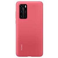 Originalus dėklas Huawei P40 - silikoninis apsauginis dėklas (51993727) raudonas