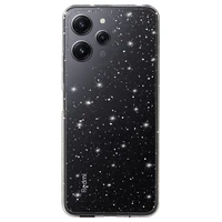 Kristalinis blizgantis dėklas Xiaomi Redmi 12 Sidabrinis