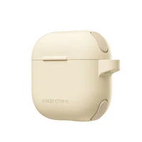AmazingThing Omni dėklas ausinėms AirPods 4 – smėlinas