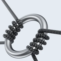 Benks kabelis D49 pintas - Type C į Type C - PD 60W 3A 1,2 metrai juodas