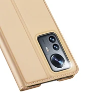 Dux Ducis Skin Pro dėklas telefonui dėklas su atvartu Xiaomi 12 Pro auksinė