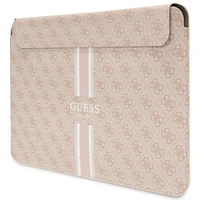 Guess 4G Printed Stripes dėklas 16" nešiojamam kompiuteriui - rožinis