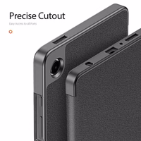 Dėklas Dux Ducis Domo Samsung X110/X115 Tab A9 8.7/X130/X135 Tab A11 8.7 juodas