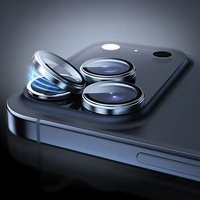 Rock Pure Series Kameros objektyvo stiklas ant iPhone 17 kameros (2 vnt.) juodas