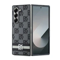 DKNY Dėklas telefonui Samsung Galaxy Z Fold6 languotas raštas - juodas