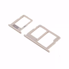 SIM stalčiukas skirtas Samsung J730 2017 J7 SIM + MicroSD kortelės stalčiukas auksinis (2 SIM)