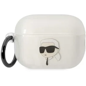 Karl Lagerfeld KLAP2HNIKTCT AirPods Pro 2 dėklas permatomas Ikonik Karl Lagerfeld