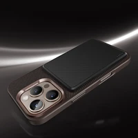 Benks magnetinis Armor Lite Kevlar 600D dėklas iPhone 16 Pro Max auksinis