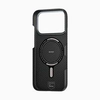 Benks Magnetinis apsauginis Kevlar dėklas su metalo rėmu 600D (0070) skirtas iPhone 17 Pro Max juodas