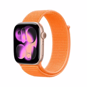 Crong Nylon - Sport Band for Apple Watch 38/40/41/42 mm (Tropical oranžinis)
