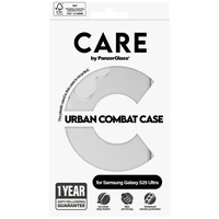 CARE by PanzerGlass Flagship Urban Combat dėklas Samsung Galaxy S25 Ultra - skaidrus