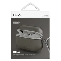 Uniq Glase dėklas AirPods 2 - puspermatomas