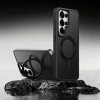 Rock Rotating Stand Soft Touch Series Magnetic for Samsung Galaxy S26 Ultra black