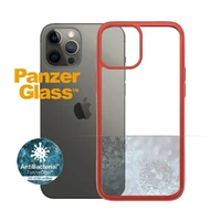 PanzerGlass ClearCase dėklas telefonui iPhone 12 Pro Max – permatomas ir raudonas
