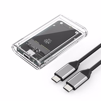 "Orico TC10-MS" MSATA USB-C 3.2 5 Gb/s disko kasetė - skaidri
