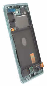 Ekranas Samsung G780/G781 S20 FE su lietimui jautriu stikliuku ir rėmeliu Cloud Mint originalus (used Grade C)