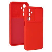 Camshield Minkštas dėklas telefonui Samsung Galaxy A16 4G/5G raudonas