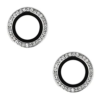 Grūdintas Stiklas Kietas Deimantas Kamerai (Lęšiui) Iphone 14/14 Plus/16e sidabrinis (lęšiai 2 vnt.)