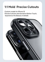 Rock Guard Touch Matte serijos dėklas Iphone 15 Plus baltas